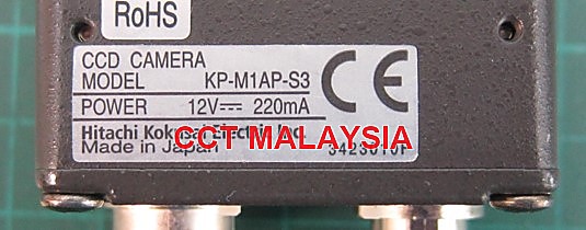 Hitachi KP-M1AP-S3 CCD camera — TEL ASML / NIKON part KP-M1AP-S3