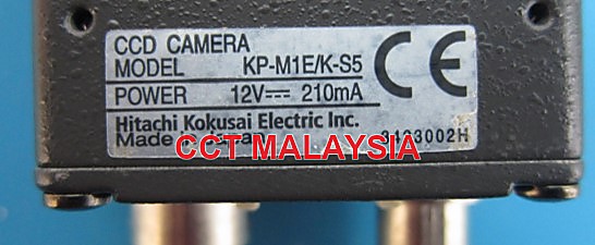 Hitachi KP-M1E/K-S5 CCD camera — TEL ASML / NIKON part KP-M1E-K-S5