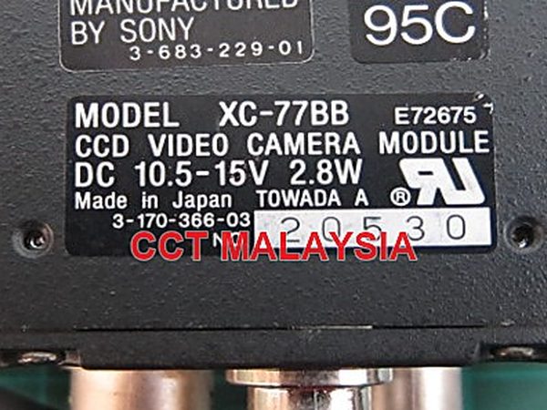 SONY XC-77BB CCD camera XC-77BB