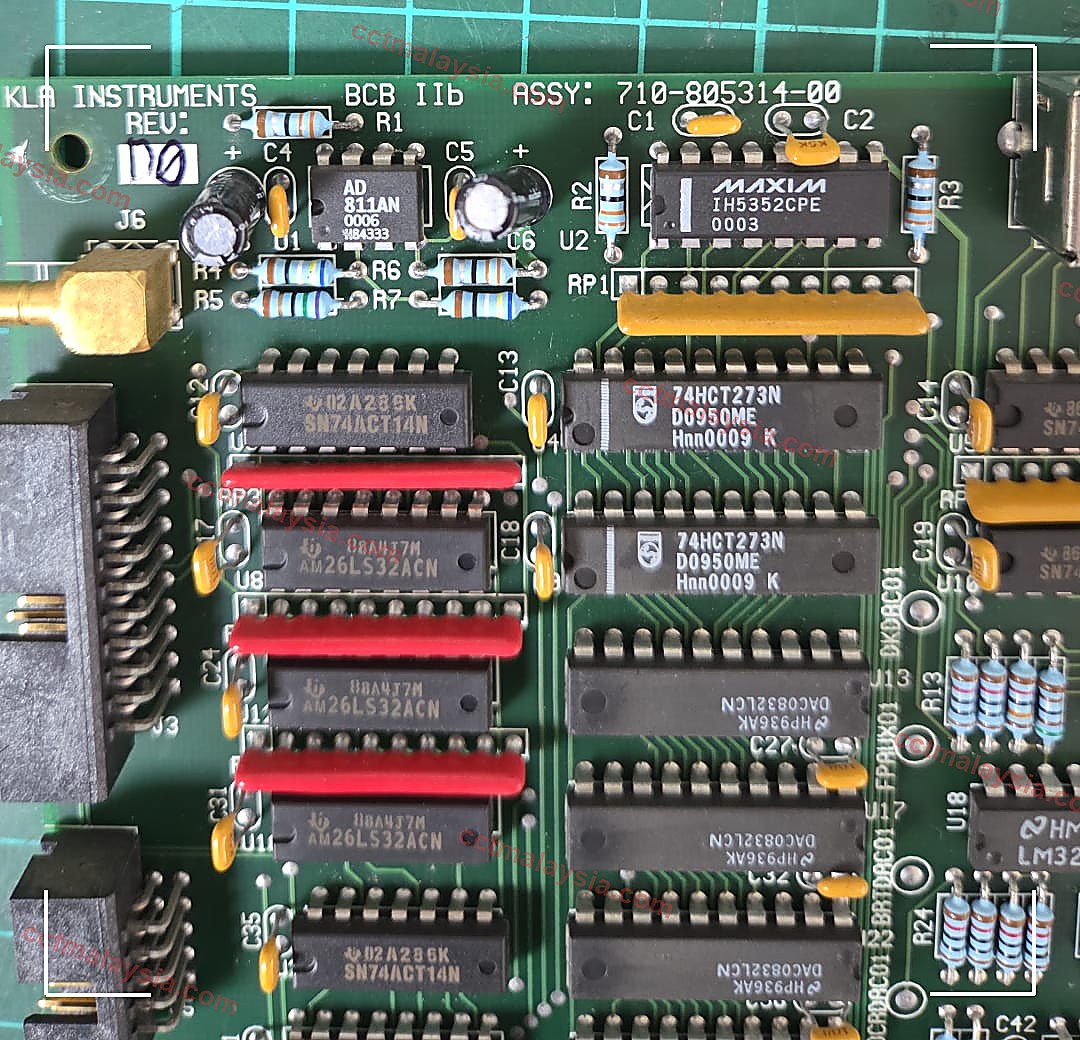 Board silkscreen: KLA Instruments · BCB IIb · ASSY 710-805314-00