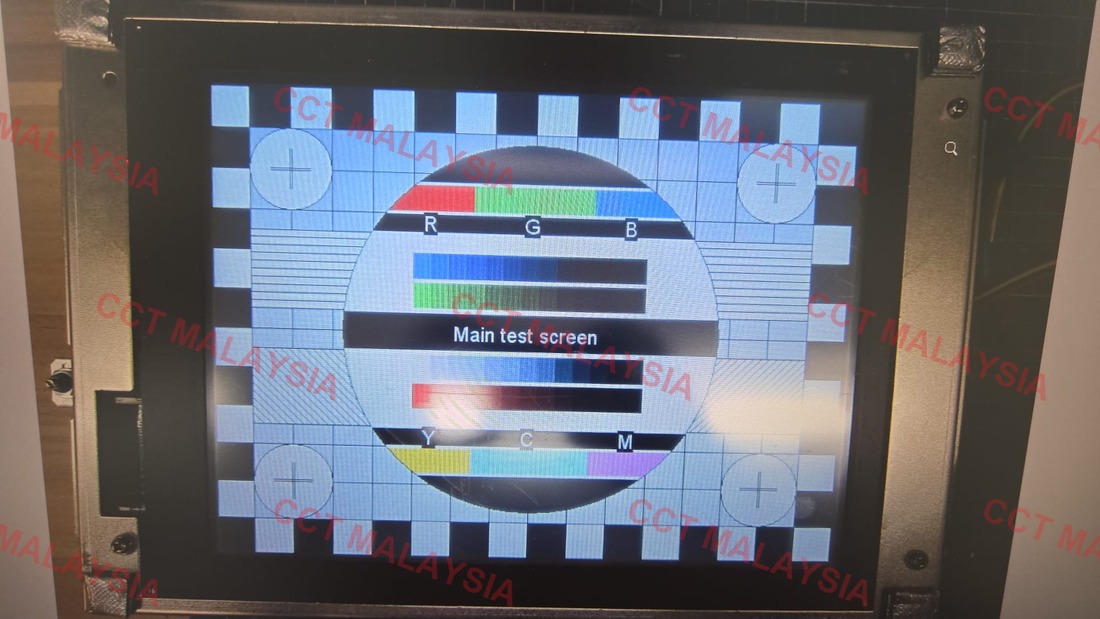 Bench-tested with a live signal — main test screen